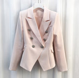 Pink Fitted blazer 